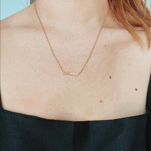 MADEWELL Favorite Day Good Plated Necklace